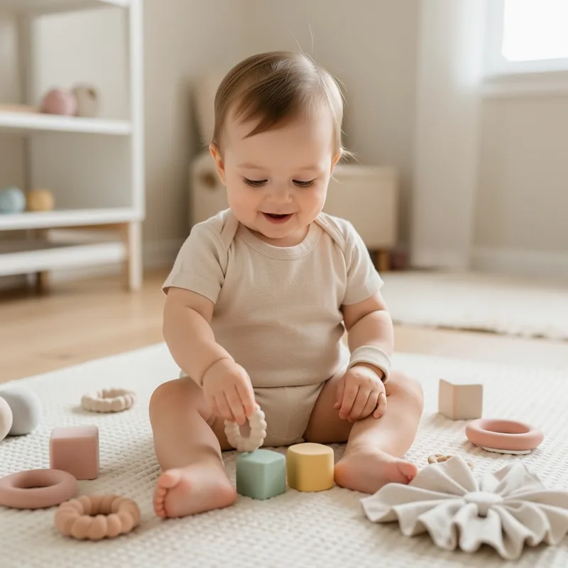 Activité bébé 7 mois : 8 idées pour stimuler son éveil en douceur