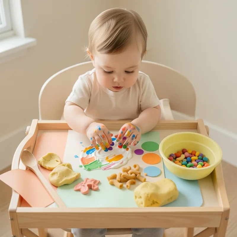 Activités manuelles pour bébé de 1 an : idées créatives et sécurisées